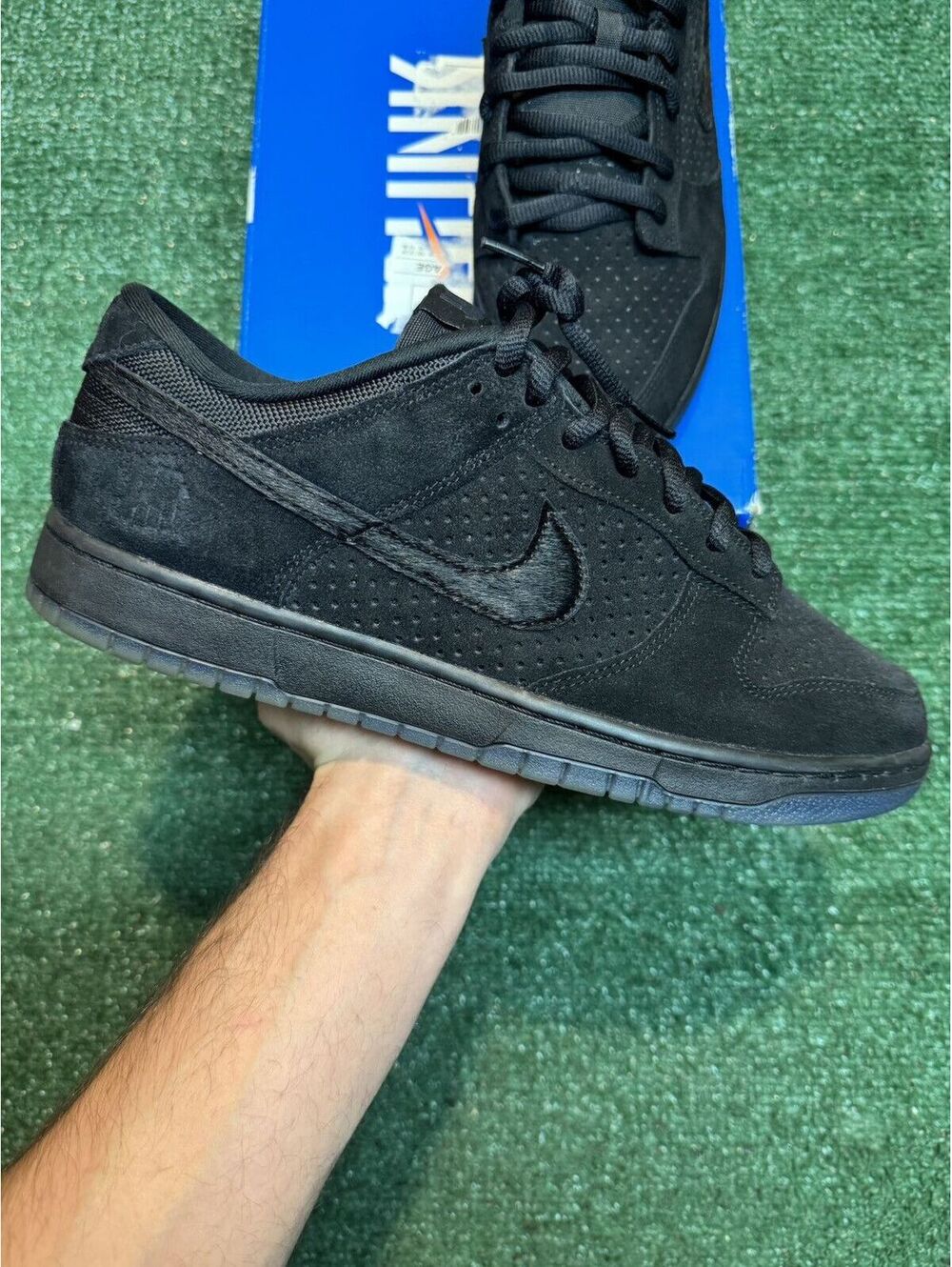Nike Dunk Low SP Undefeated 5 On it Black Size 12